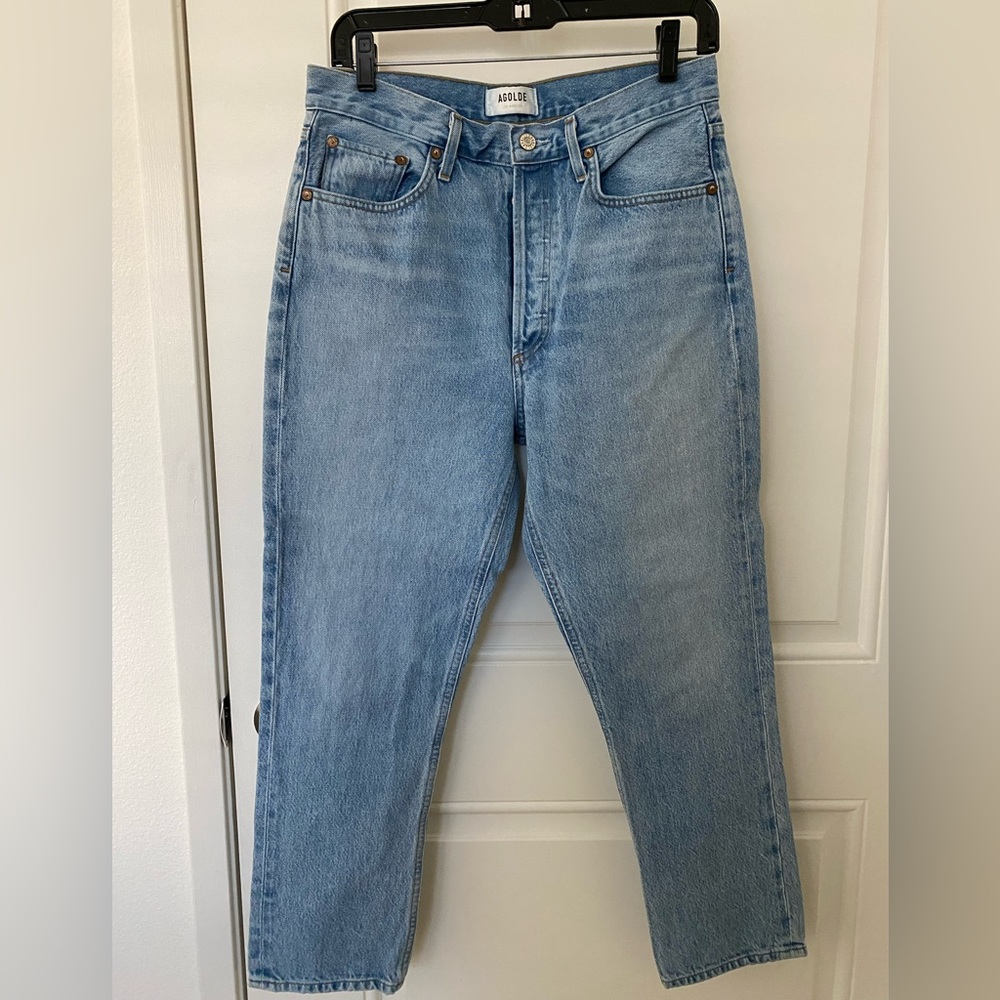 Agolde Riley Cropped jeans in color Renewal